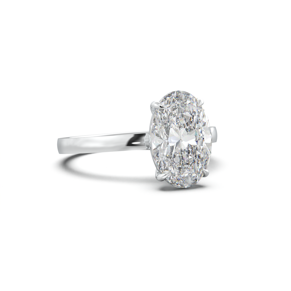 Oval Solitaire Engagement Ring