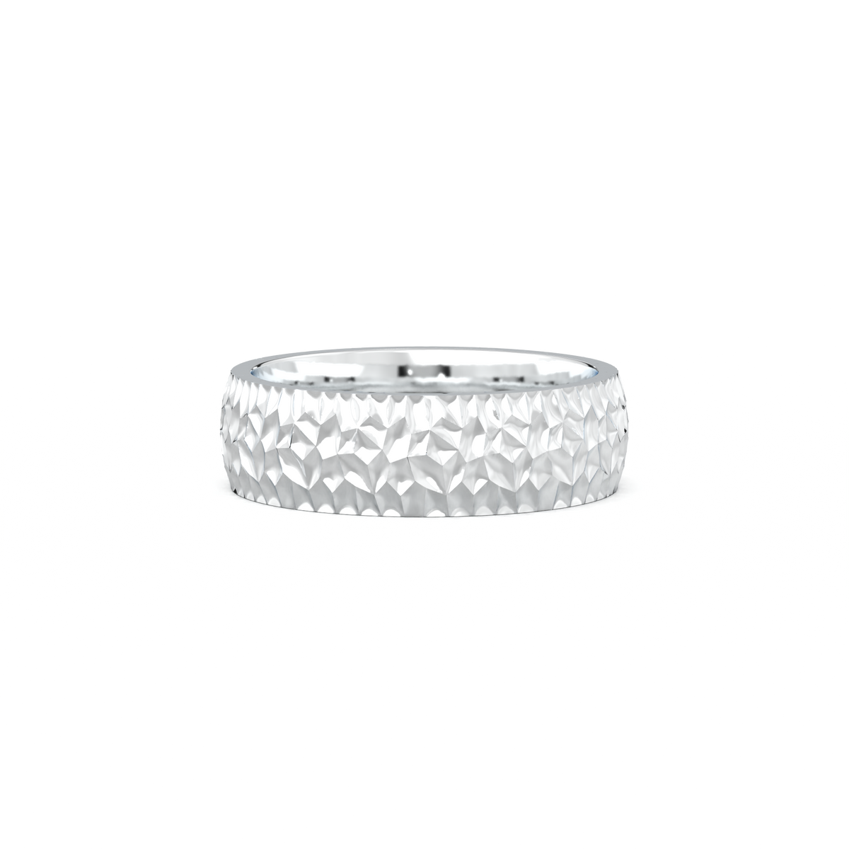 Hammered Texture Men's Band