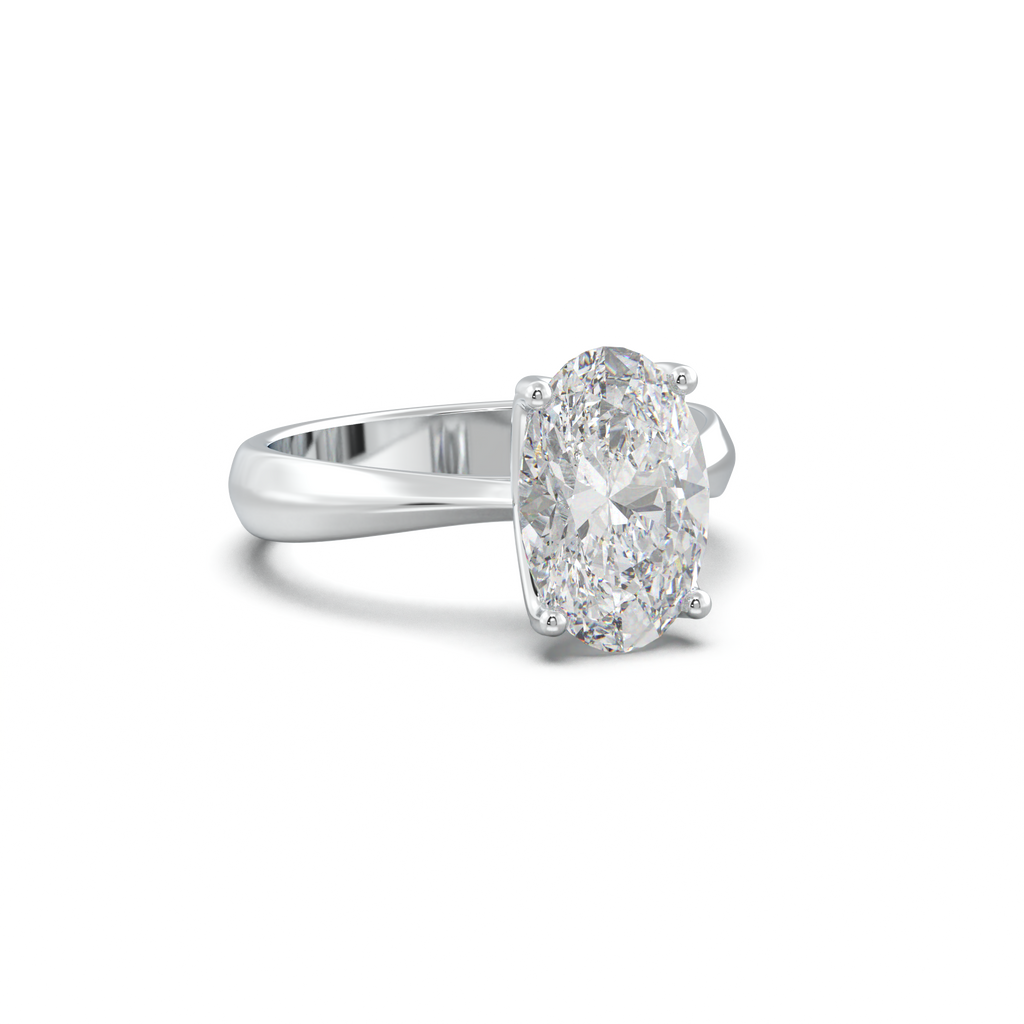 Oval Solitaire Engagement Ring