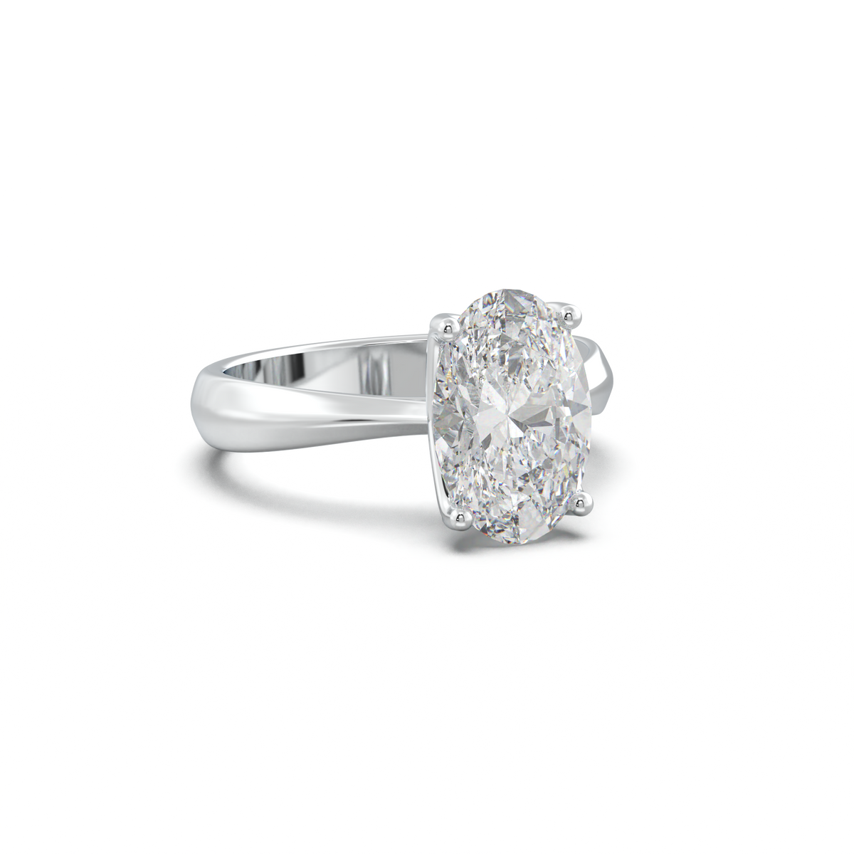 Oval Solitaire Engagement Ring