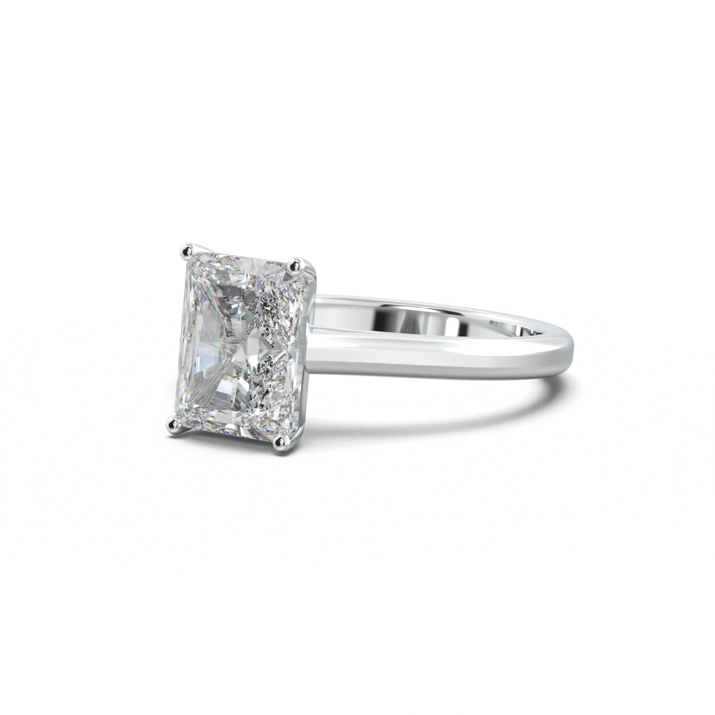 Radiant Solitaire Engagement Ring