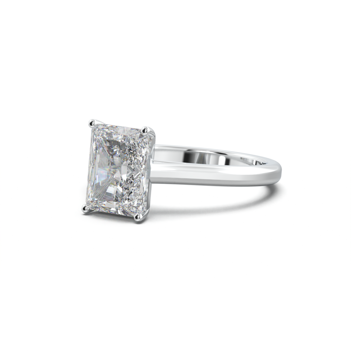 Radiant Solitaire Engagement Ring