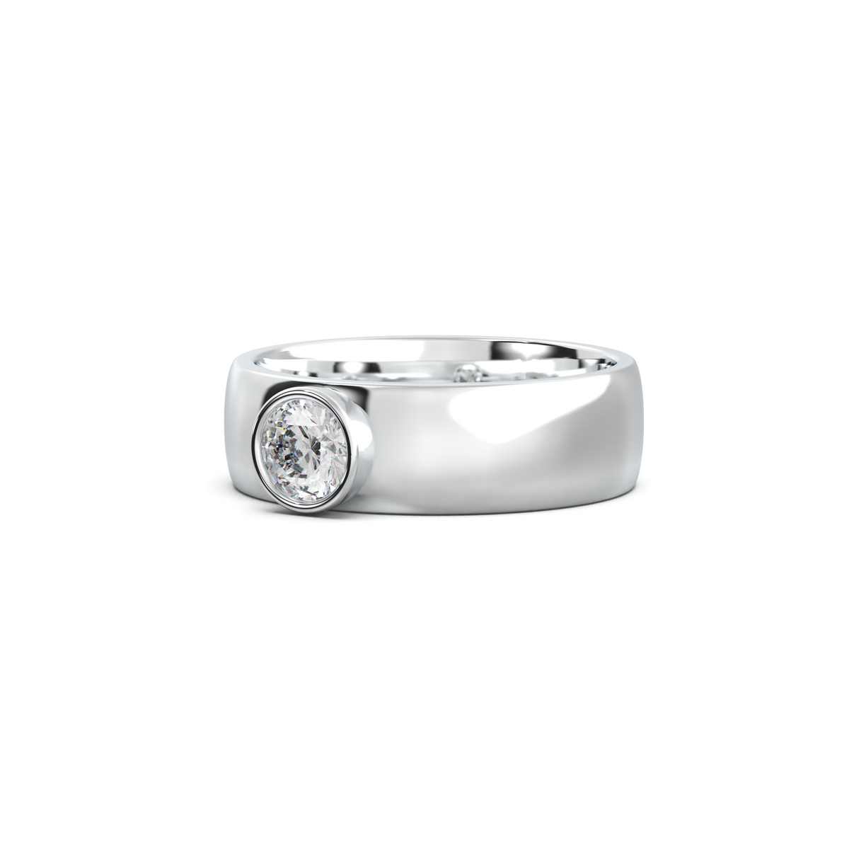 Round Bezel Men's Band