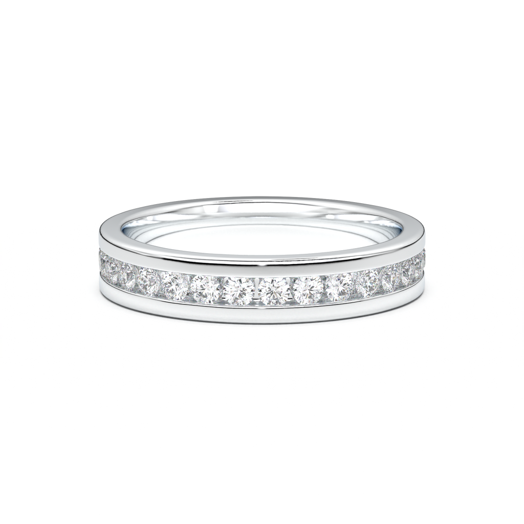 Channel-Set Diamond Men's Band