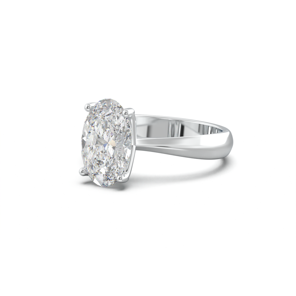 Oval Solitaire Engagement Ring