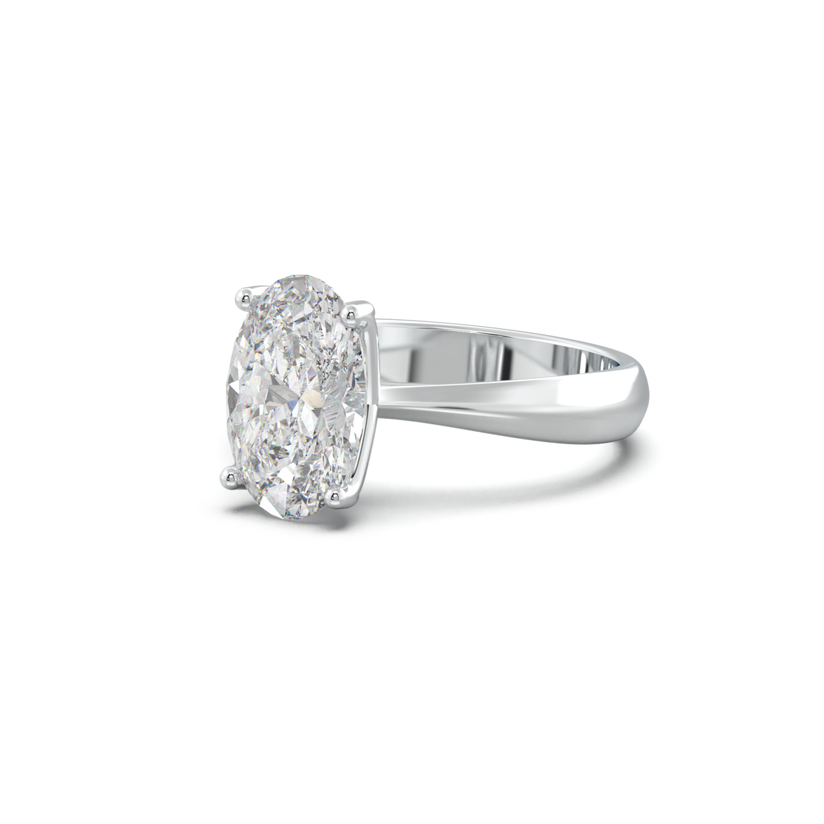 Oval Solitaire Engagement Ring