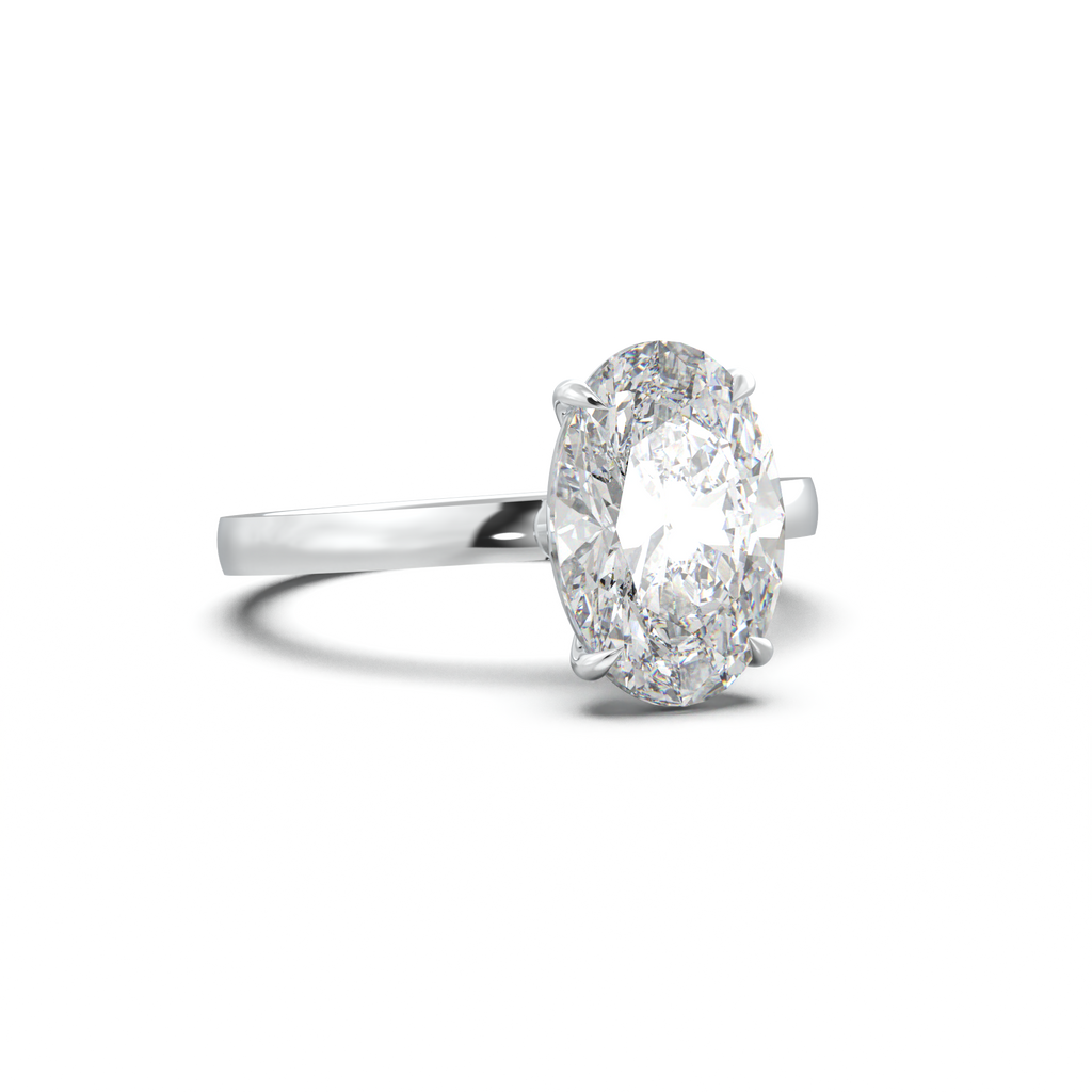 Oval Solitaire Engagement Ring