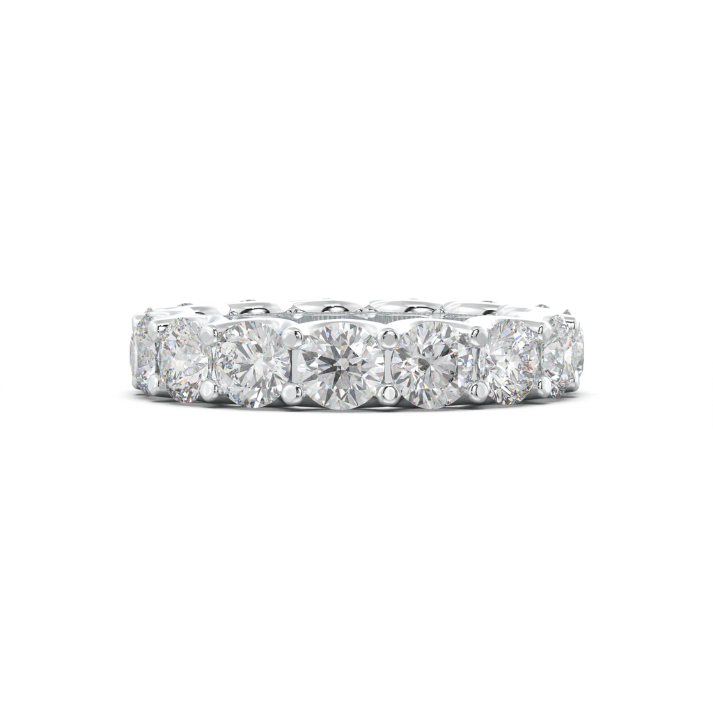 Round Eternity Wedding Band