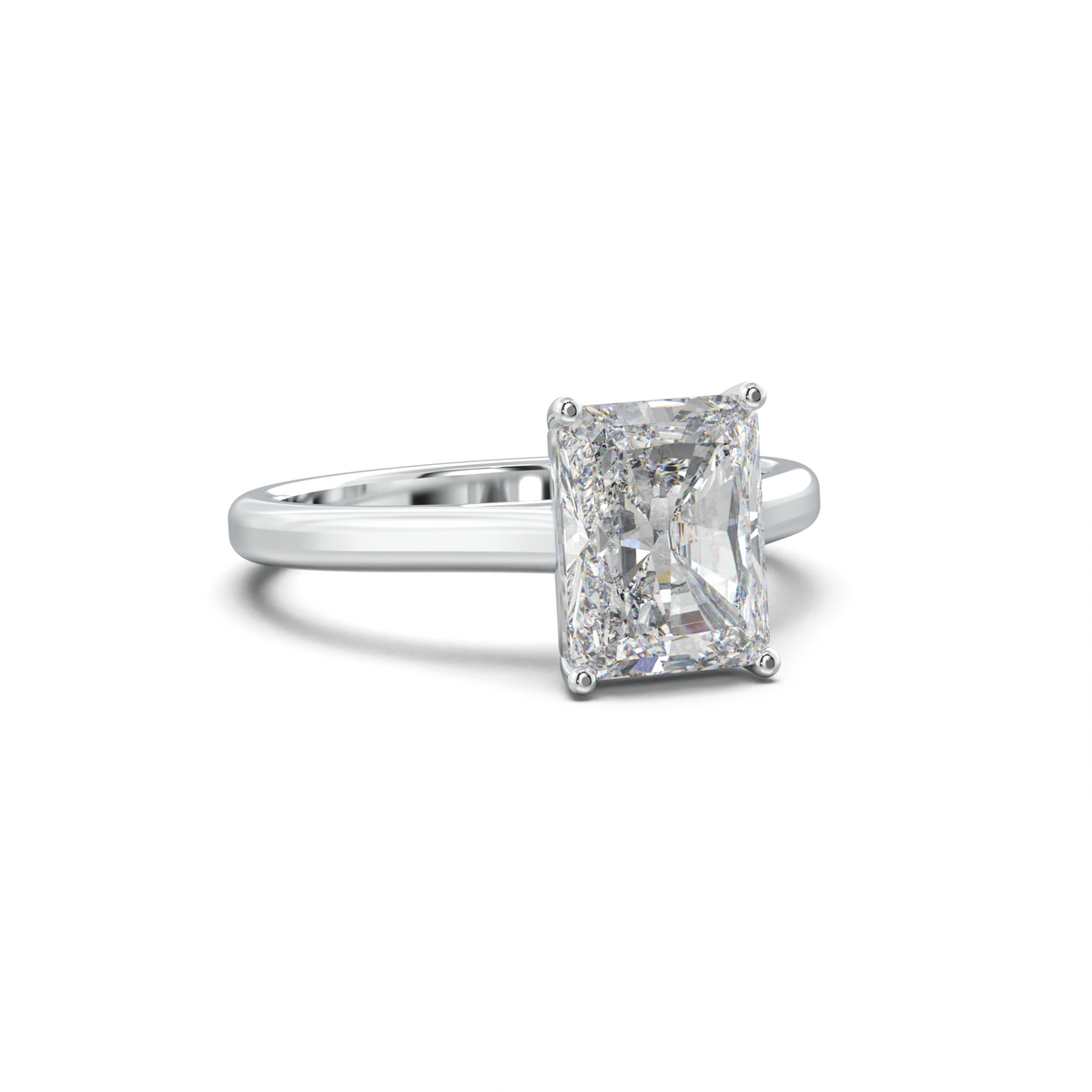 Radiant Solitaire Engagement Ring