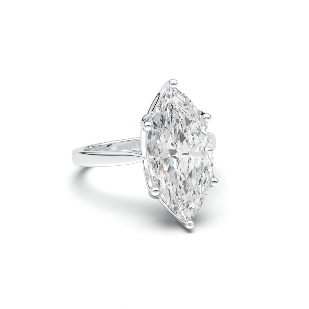 Marquise Solitaire Engagement Ring
