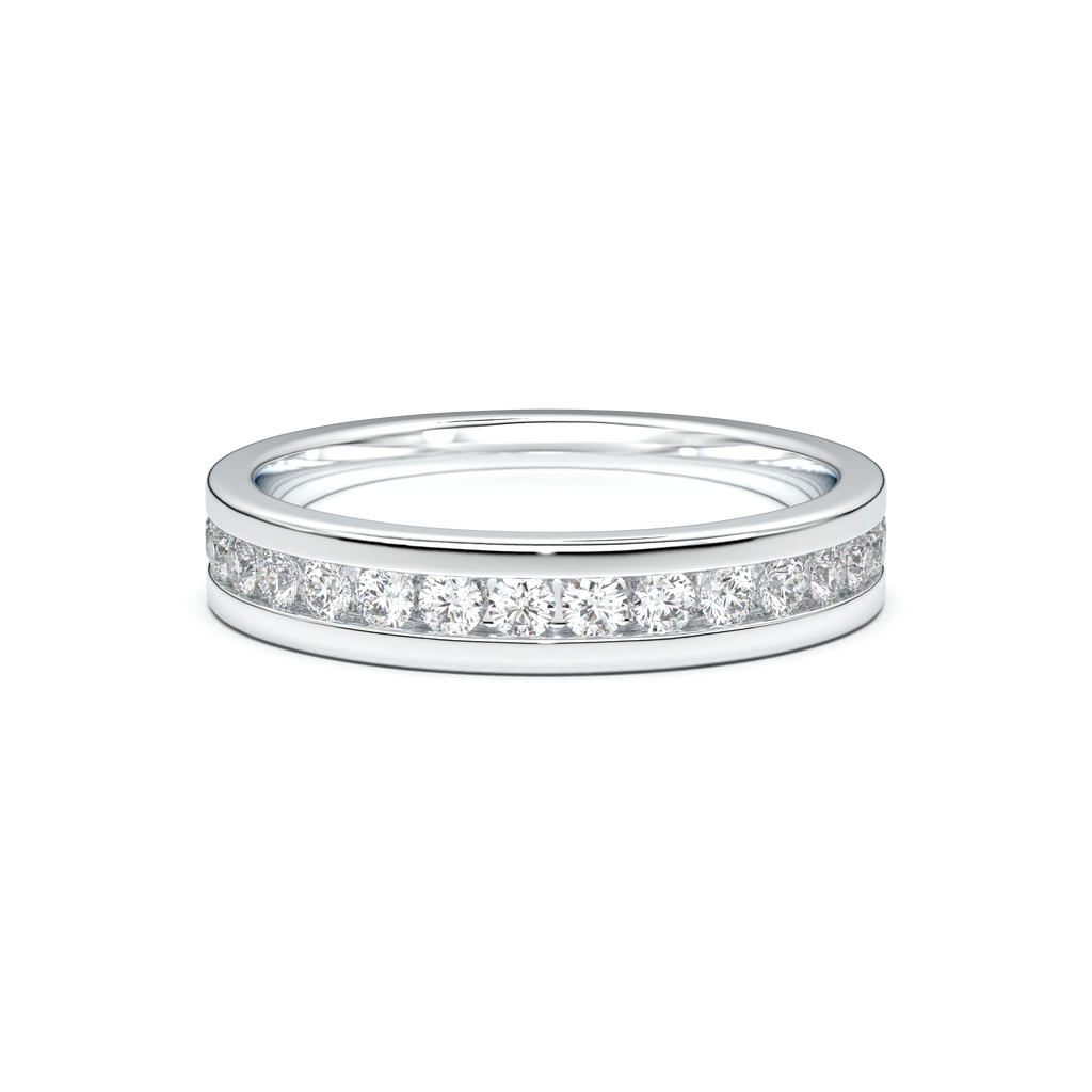 Channel-Set Diamond Men's Band