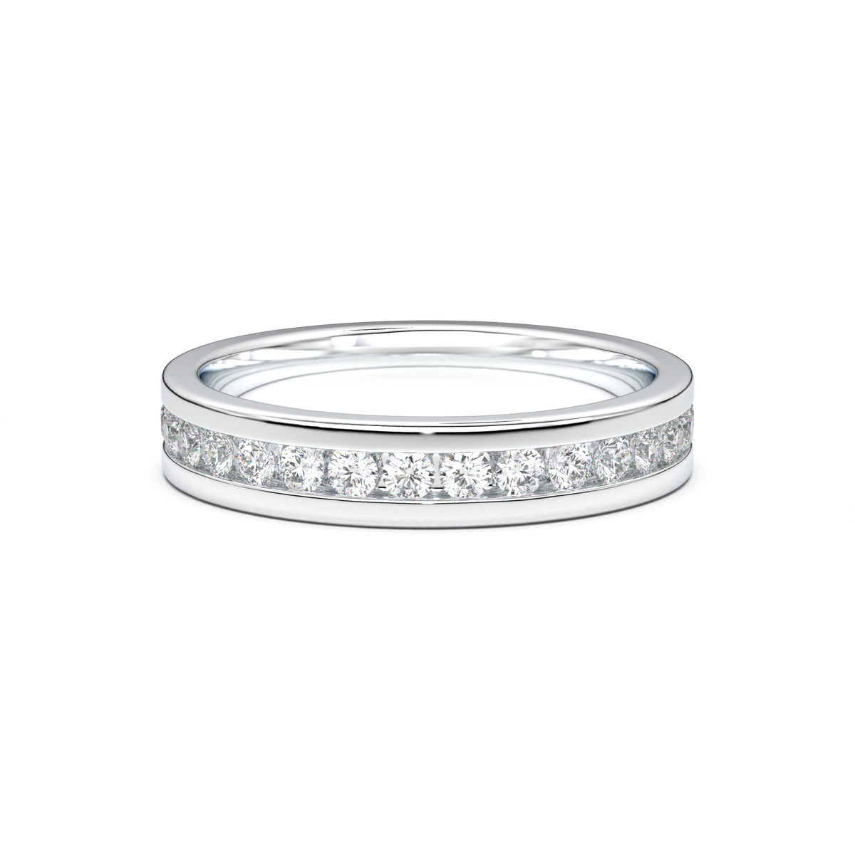 Channel-Set Diamond Men's Band