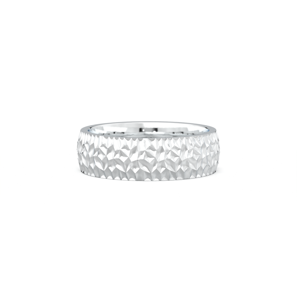 Hammered Texture Men's Band