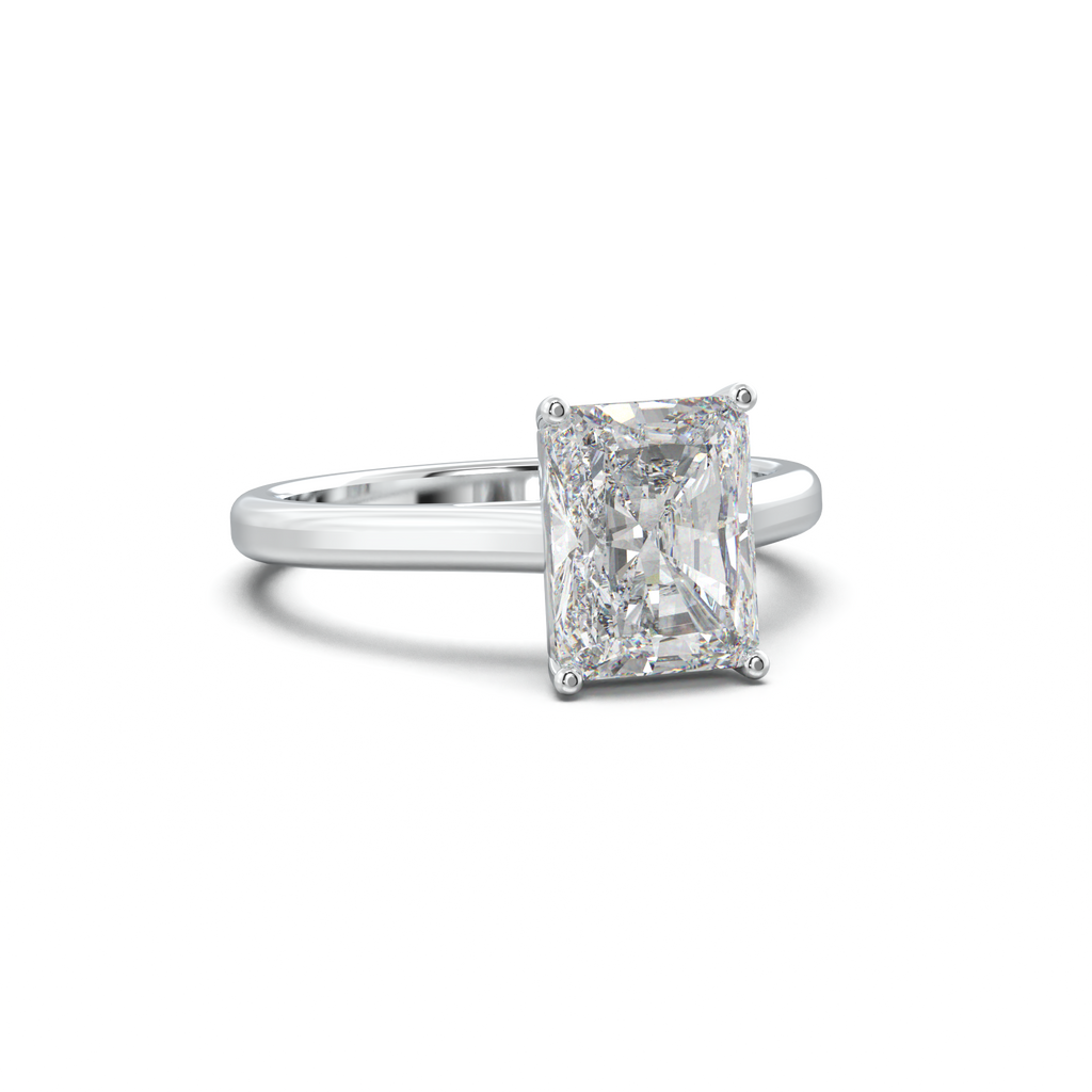 Radiant Solitaire Engagement Ring
