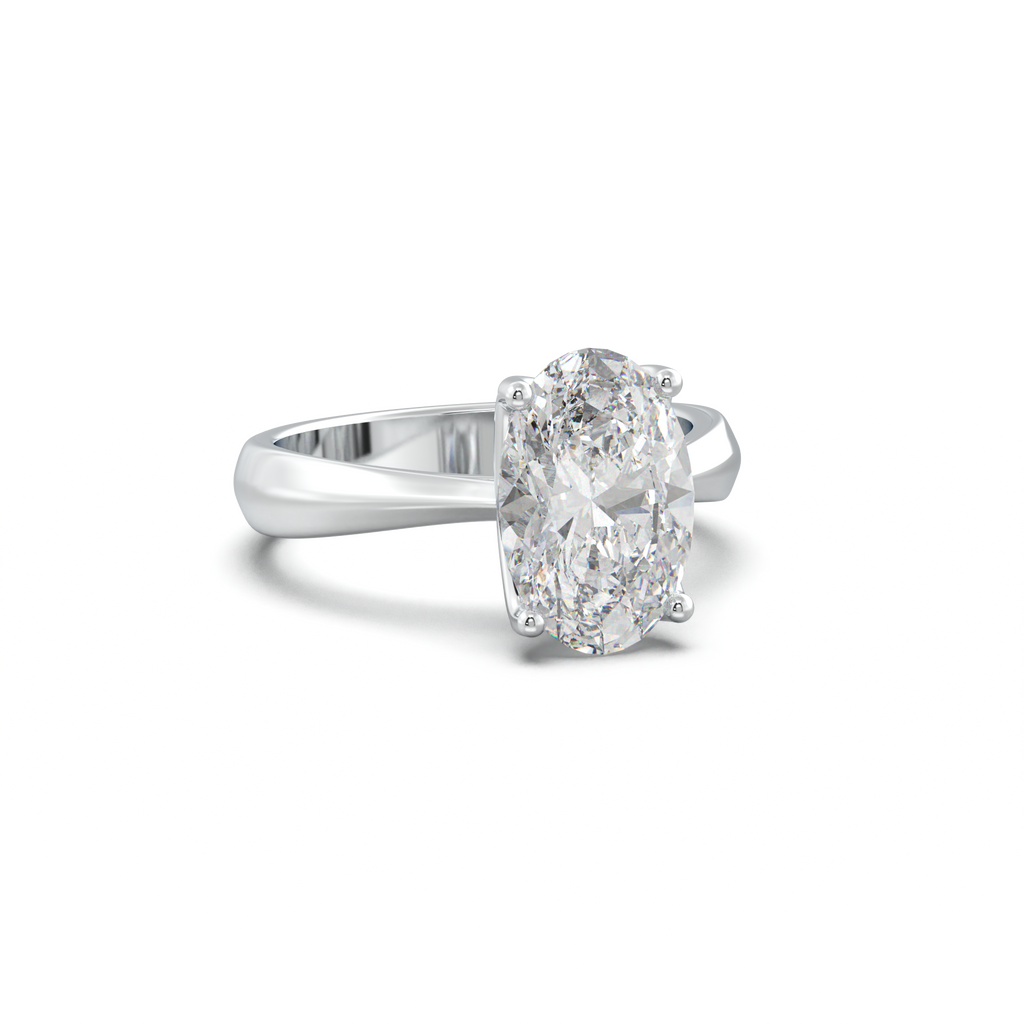 Oval Solitaire Engagement Ring