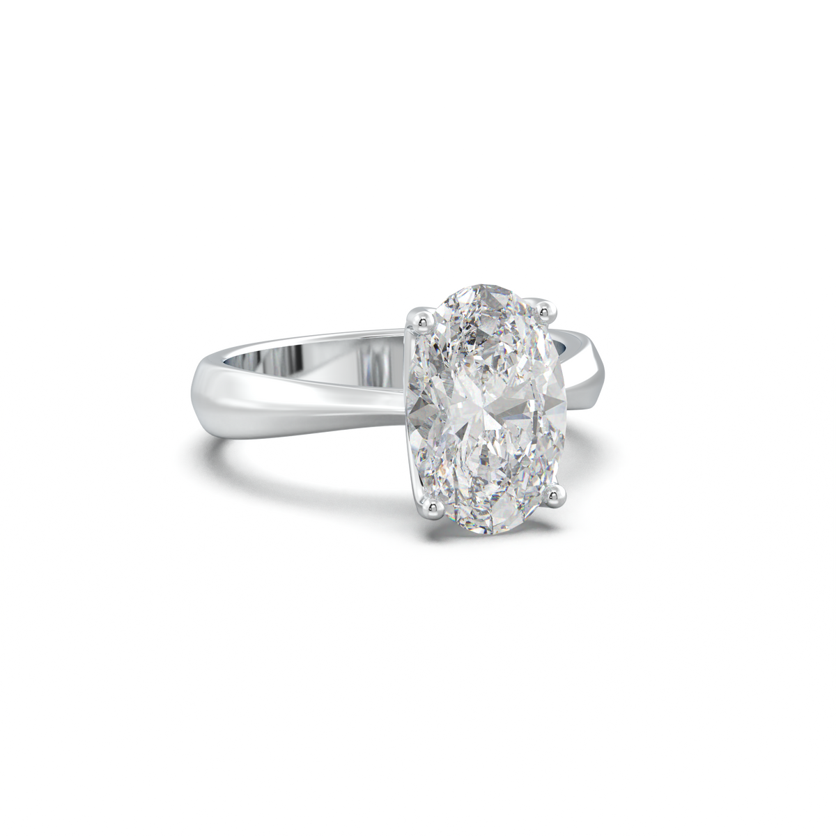 Oval Solitaire Engagement Ring