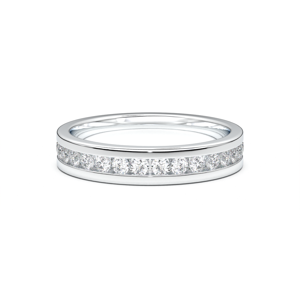 Channel-Set Diamond Men's Band