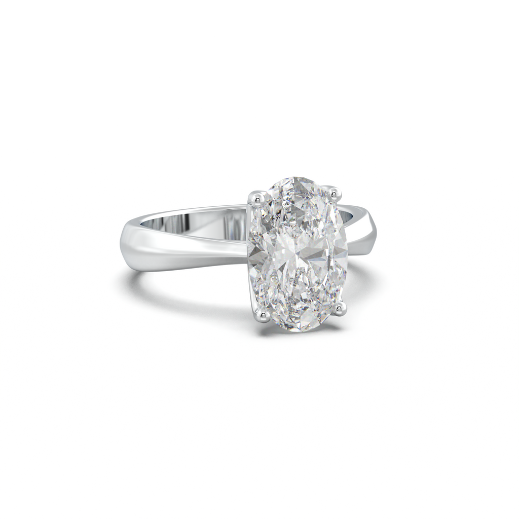Oval Solitaire Engagement Ring