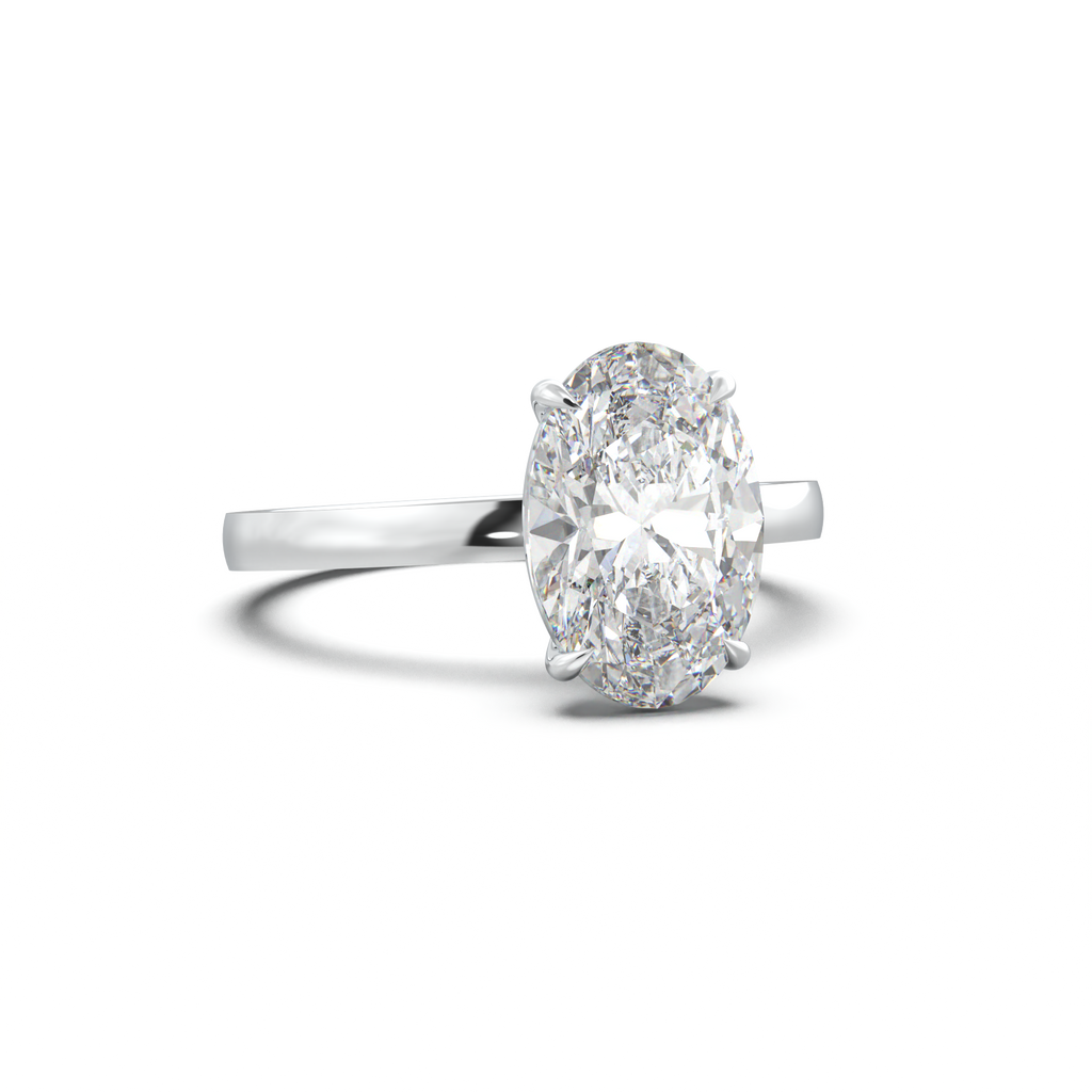 Oval Solitaire Engagement Ring