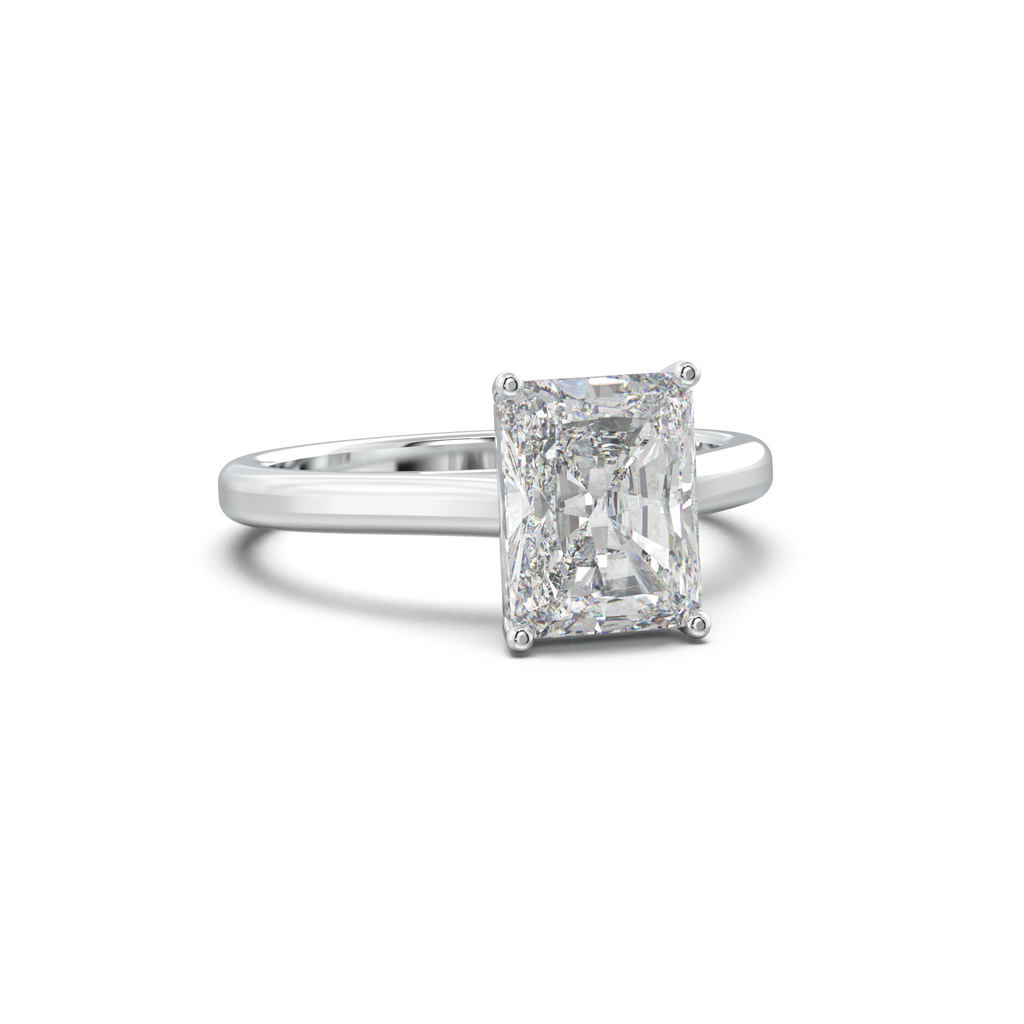 Radiant Solitaire Engagement Ring