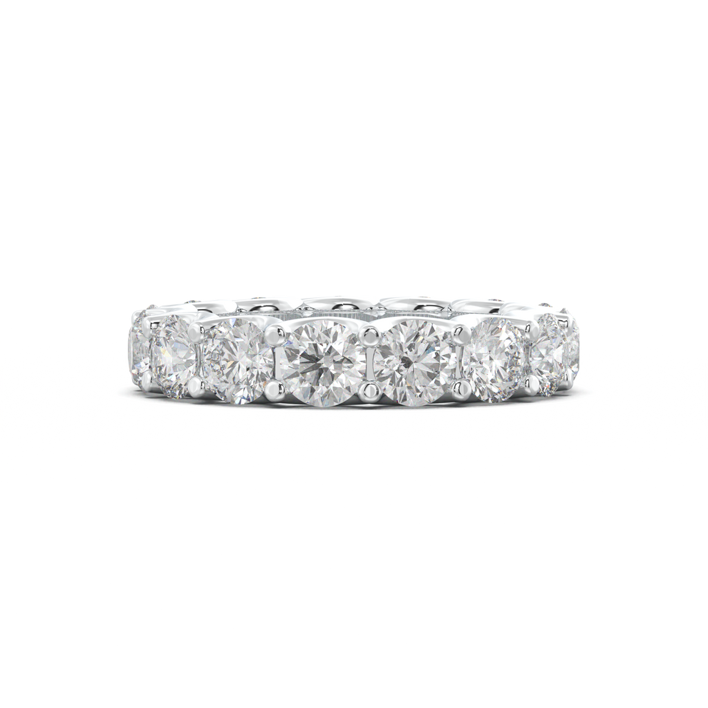 Round Eternity Wedding Band