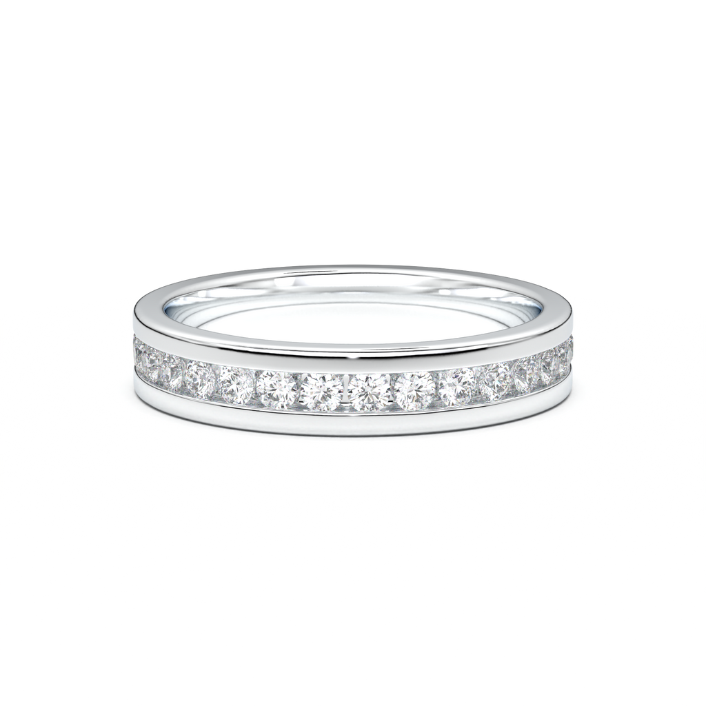 Channel-Set Diamond Men's Band