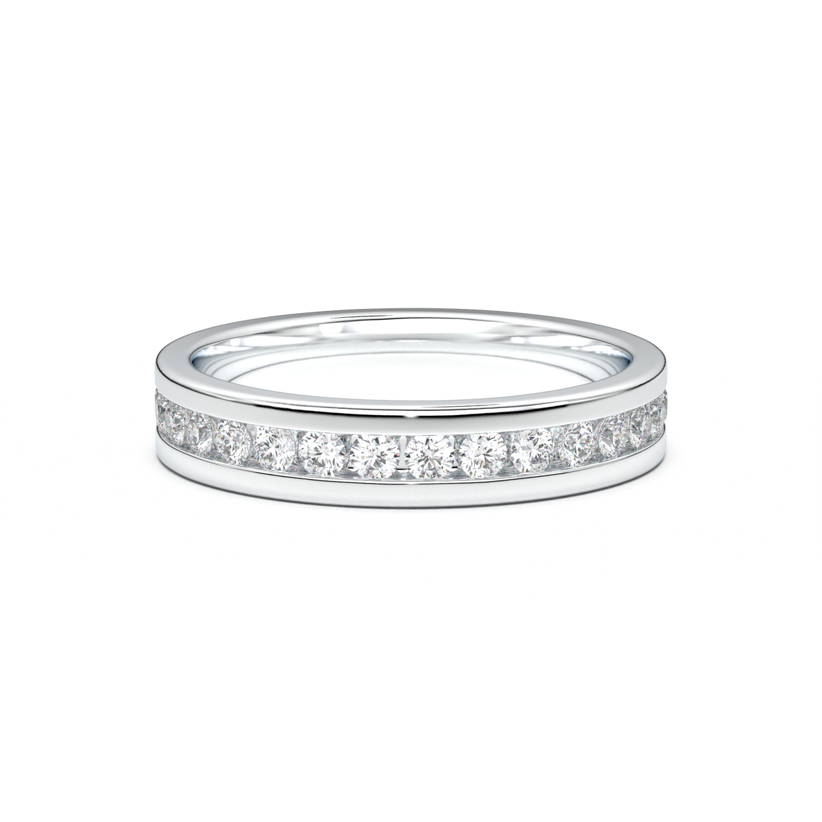 Channel-Set Diamond Men's Band