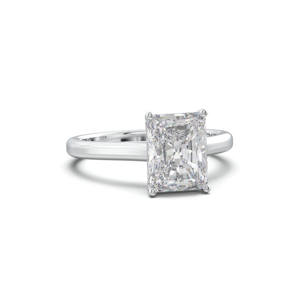 Radiant Solitaire Engagement Ring