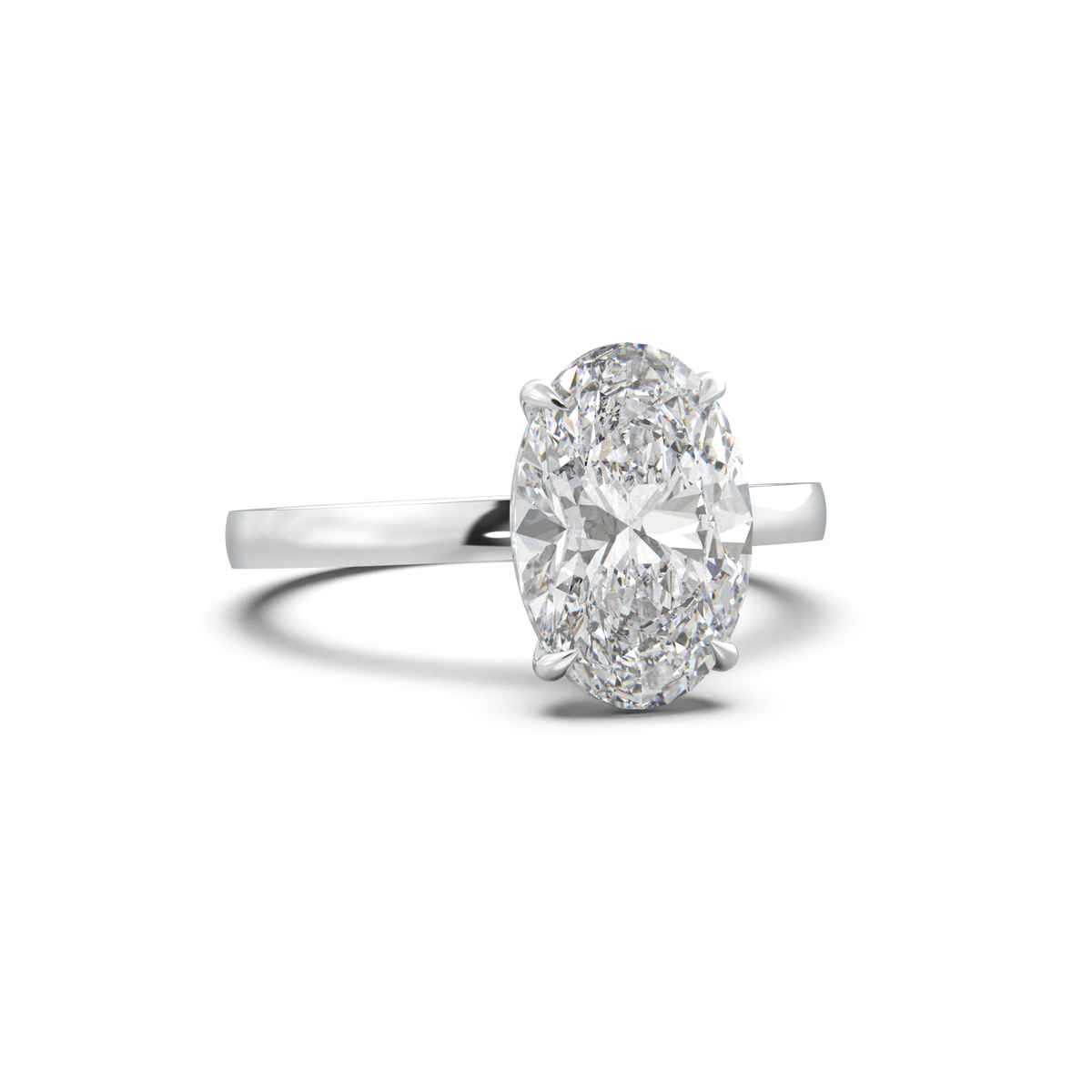 Oval Solitaire Engagement Ring