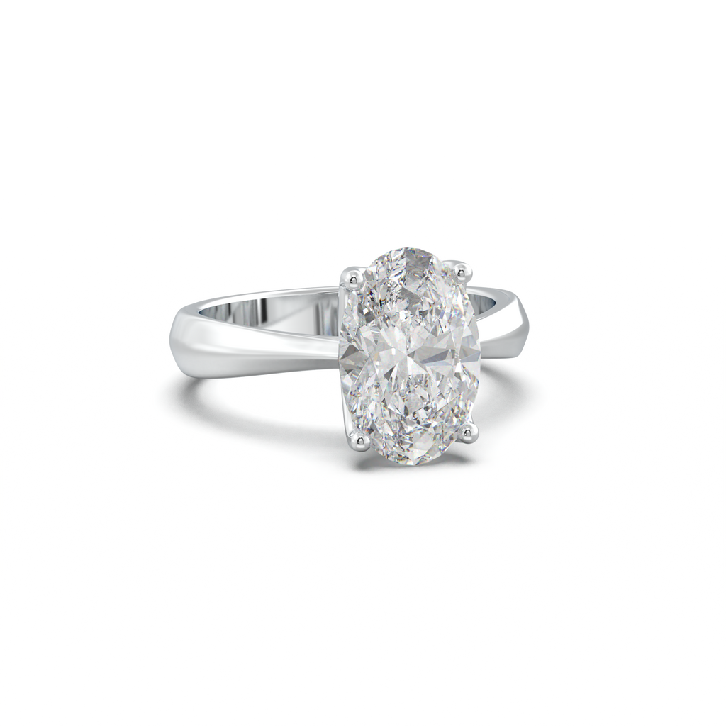 Oval Solitaire Engagement Ring