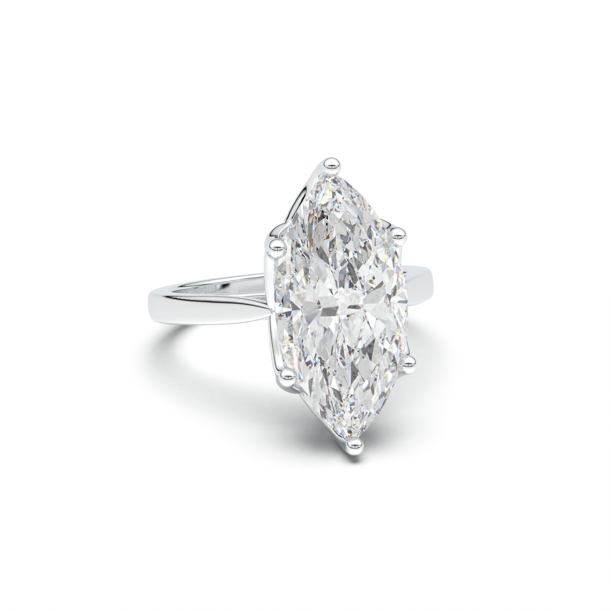Marquise Solitaire Engagement Ring