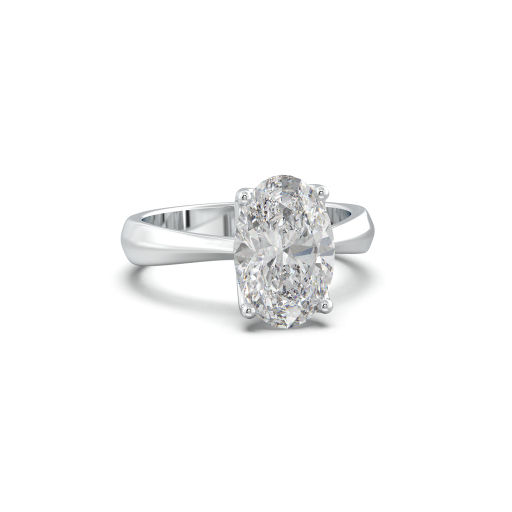 Oval Solitaire Engagement Ring