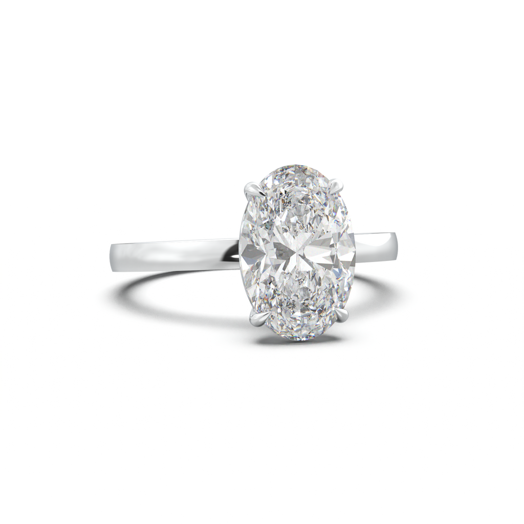 Oval Solitaire Engagement Ring