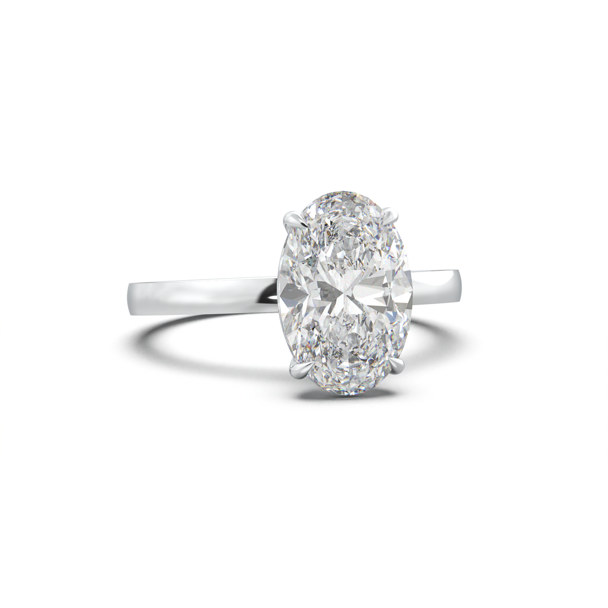 Oval Solitaire Engagement Ring