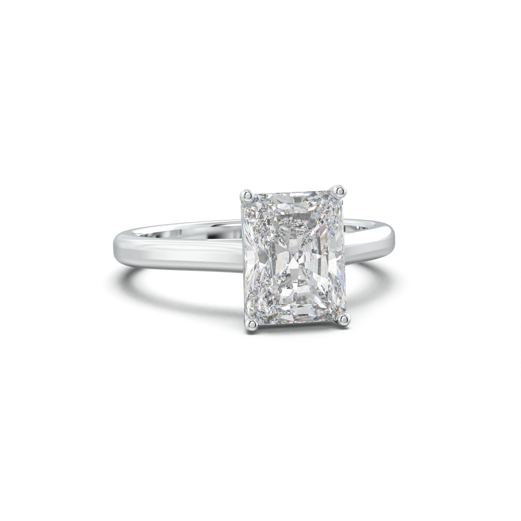 Radiant Solitaire Engagement Ring