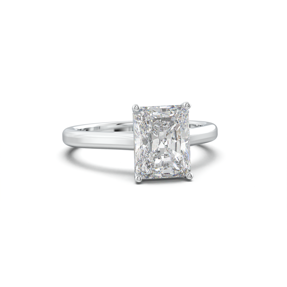 Radiant Solitaire Engagement Ring