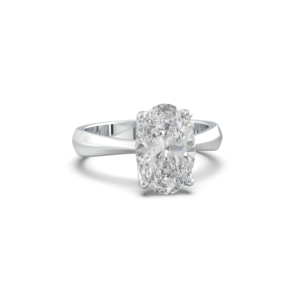 Oval Solitaire Engagement Ring