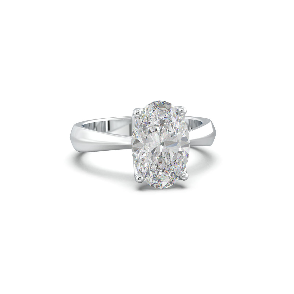 Oval Solitaire Engagement Ring