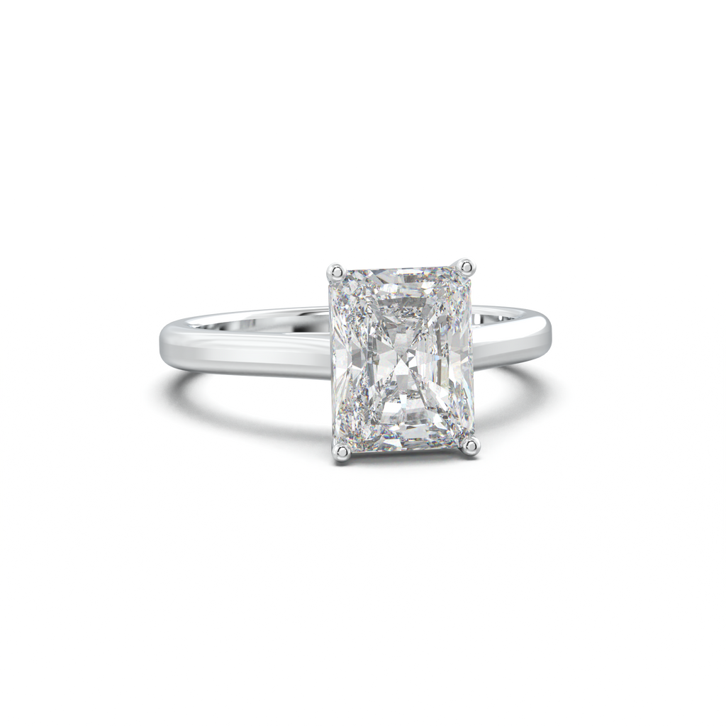 Radiant Solitaire Engagement Ring