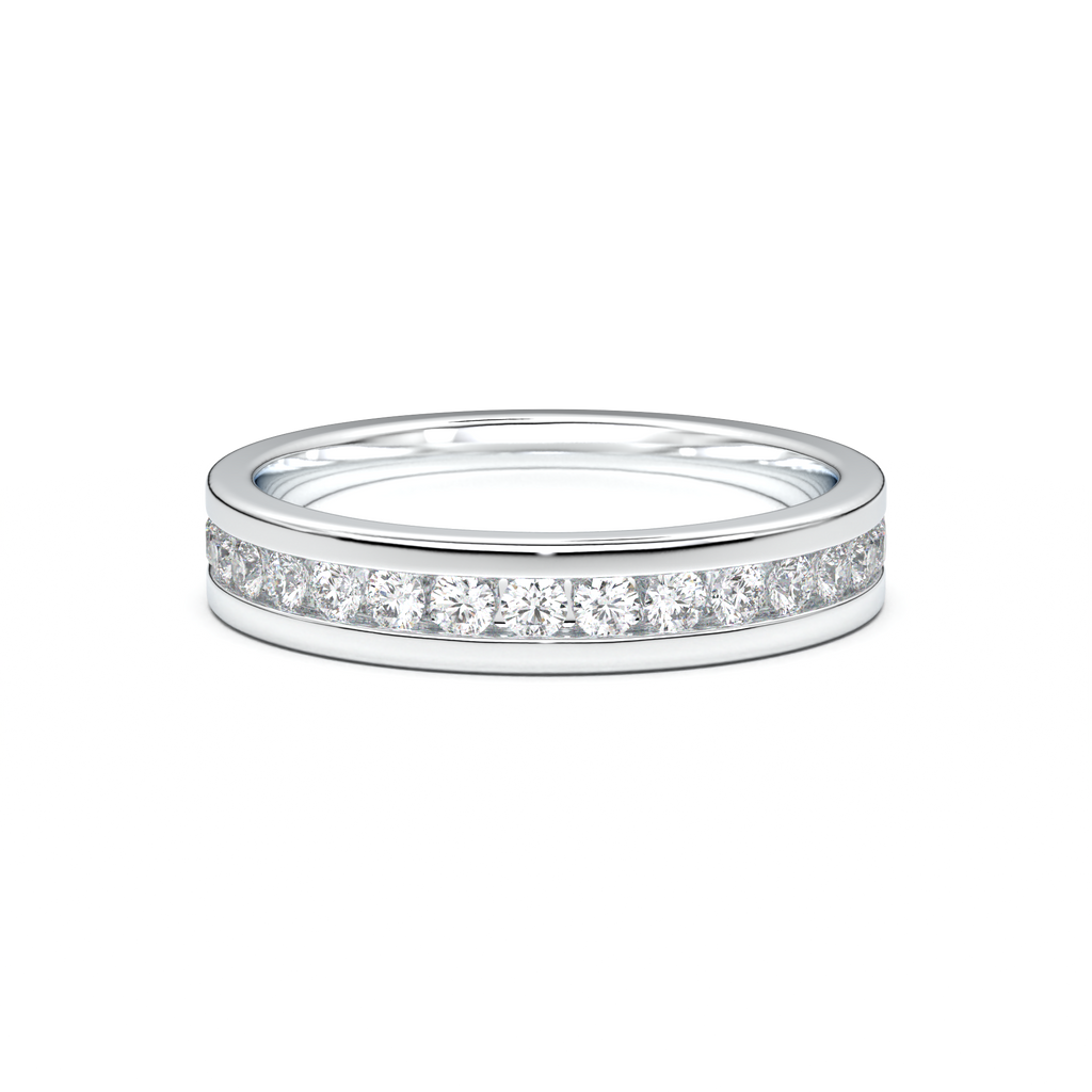 Channel-Set Diamond Men's Band