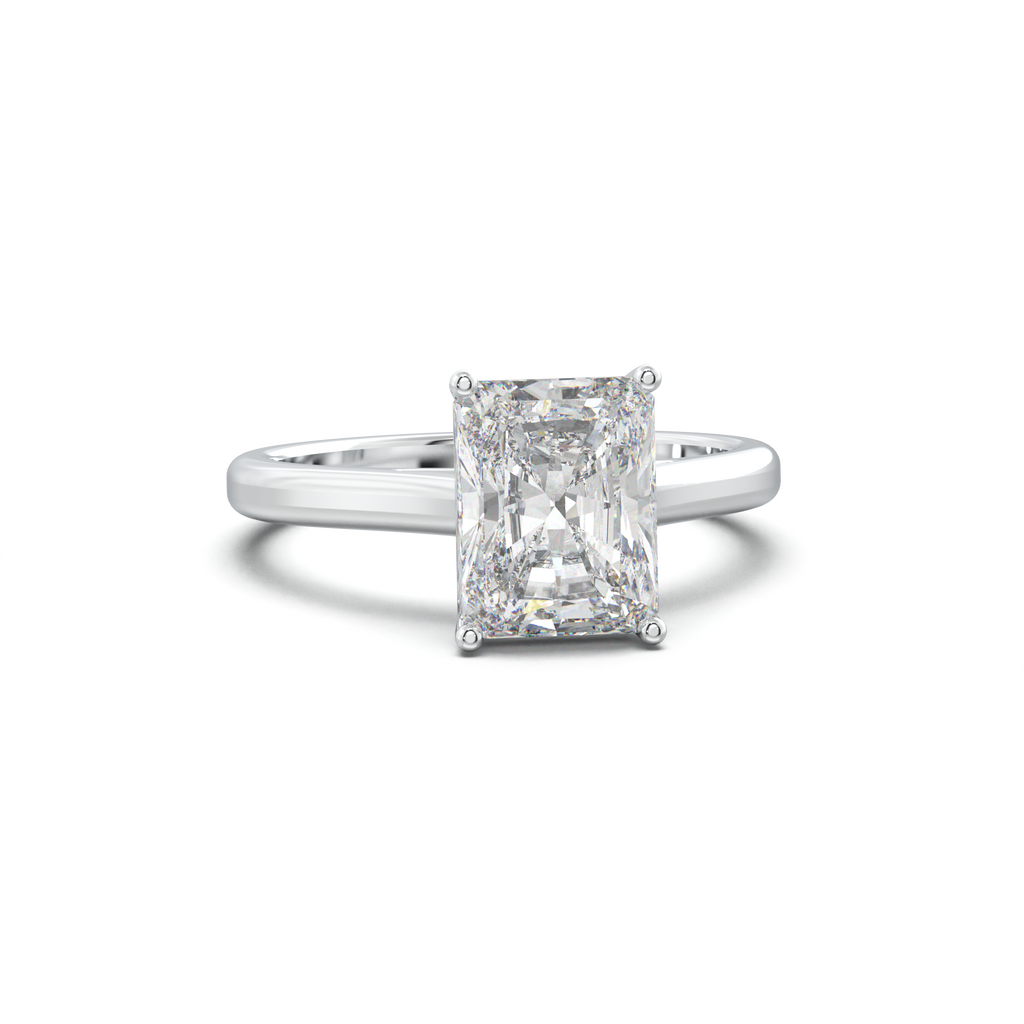 Radiant Solitaire Engagement Ring