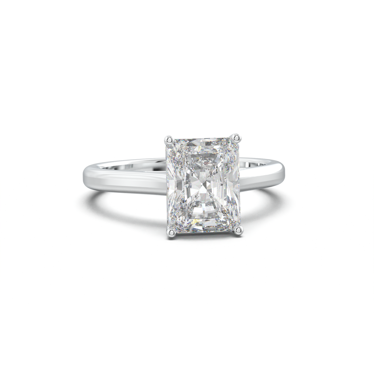 Radiant Solitaire Engagement Ring