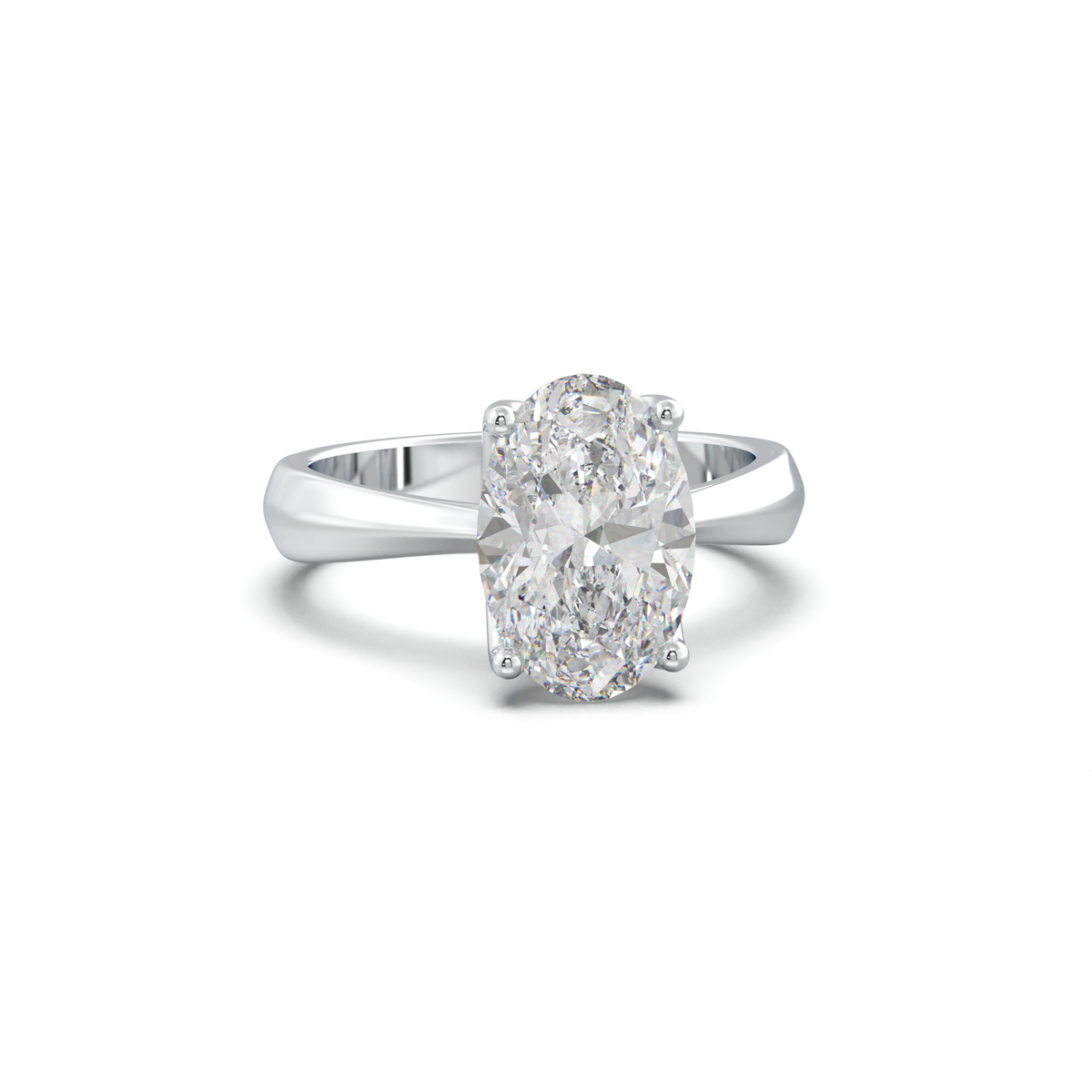Oval Solitaire Engagement Ring