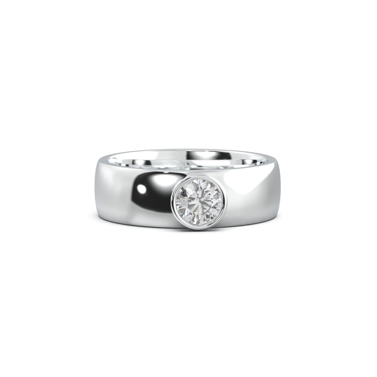 Round Bezel Men's Band