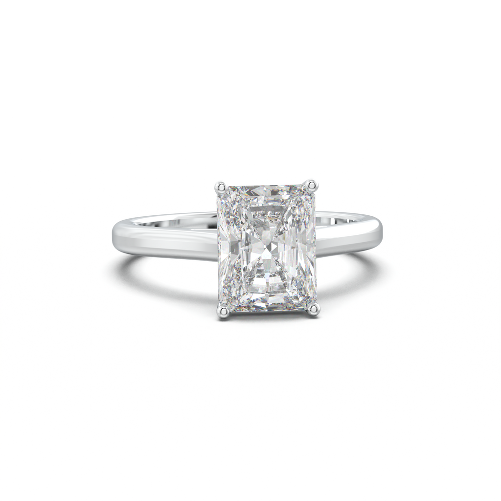 Radiant Solitaire Engagement Ring