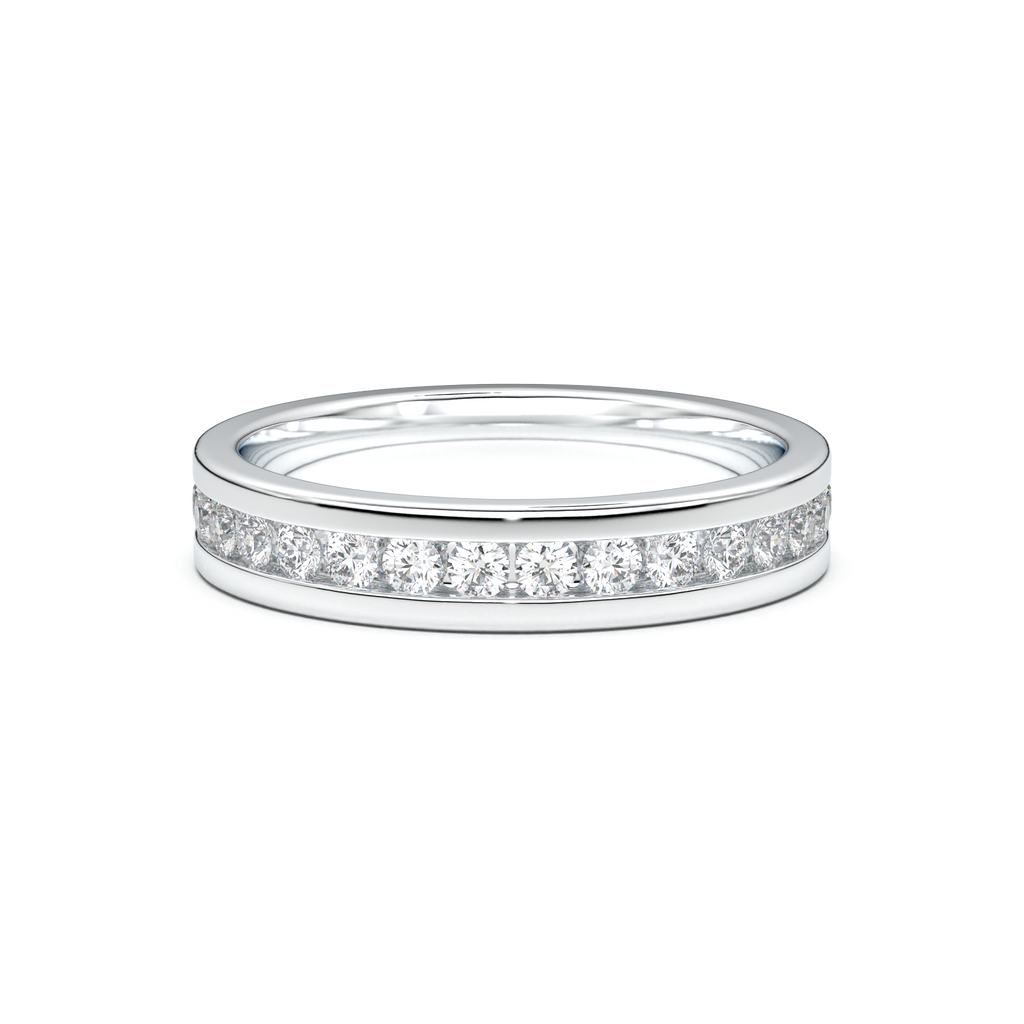 Channel-Set Diamond Men's Band