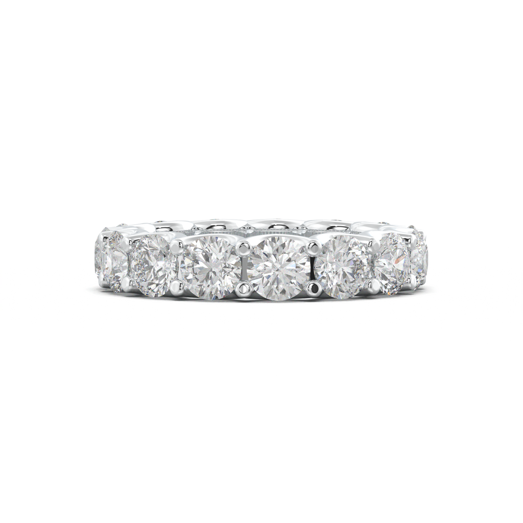 Round Eternity Wedding Band