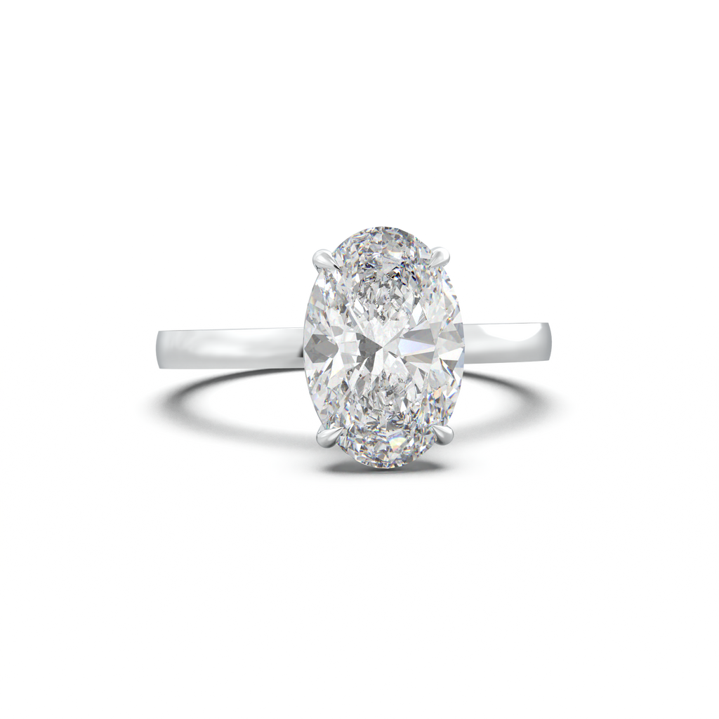 Oval Solitaire Engagement Ring