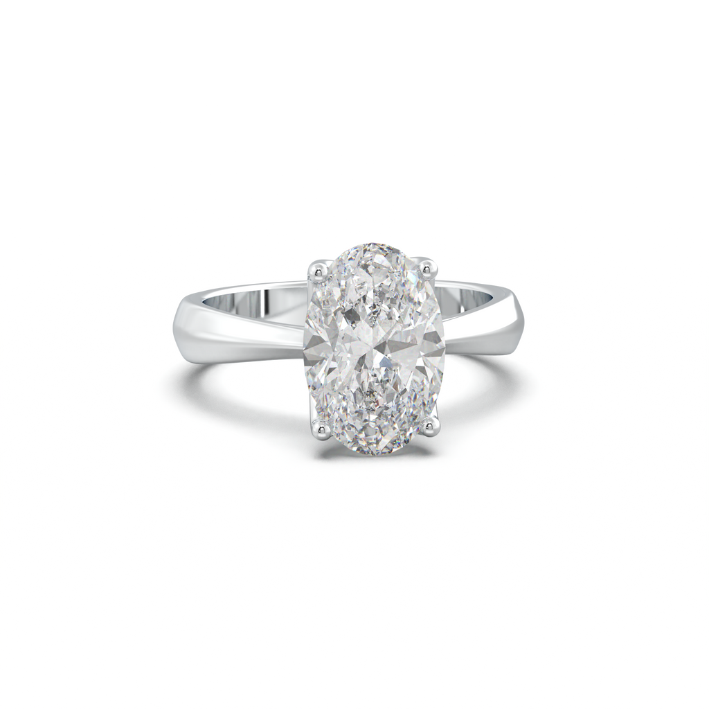 Oval Solitaire Engagement Ring