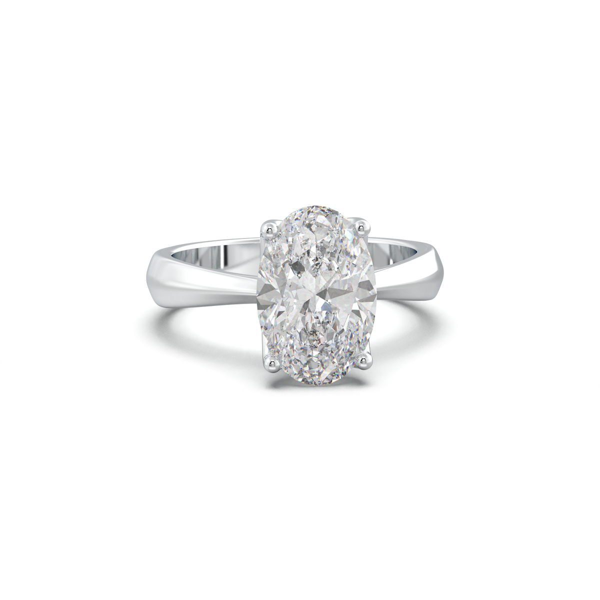 Oval Solitaire Engagement Ring